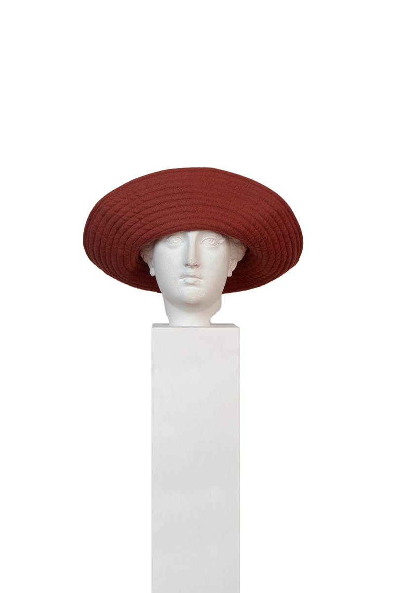 Spathulata Tangerine Gran Bucket Hat