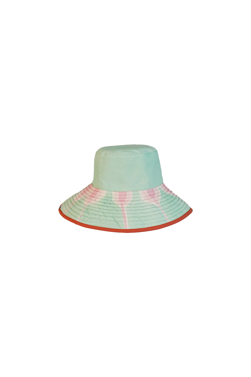 Sombrero de pescador Dalia Turquoise Gran