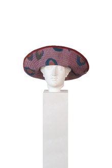 Sombrero Leopardo Ladrillo Naranja Gran Bucket