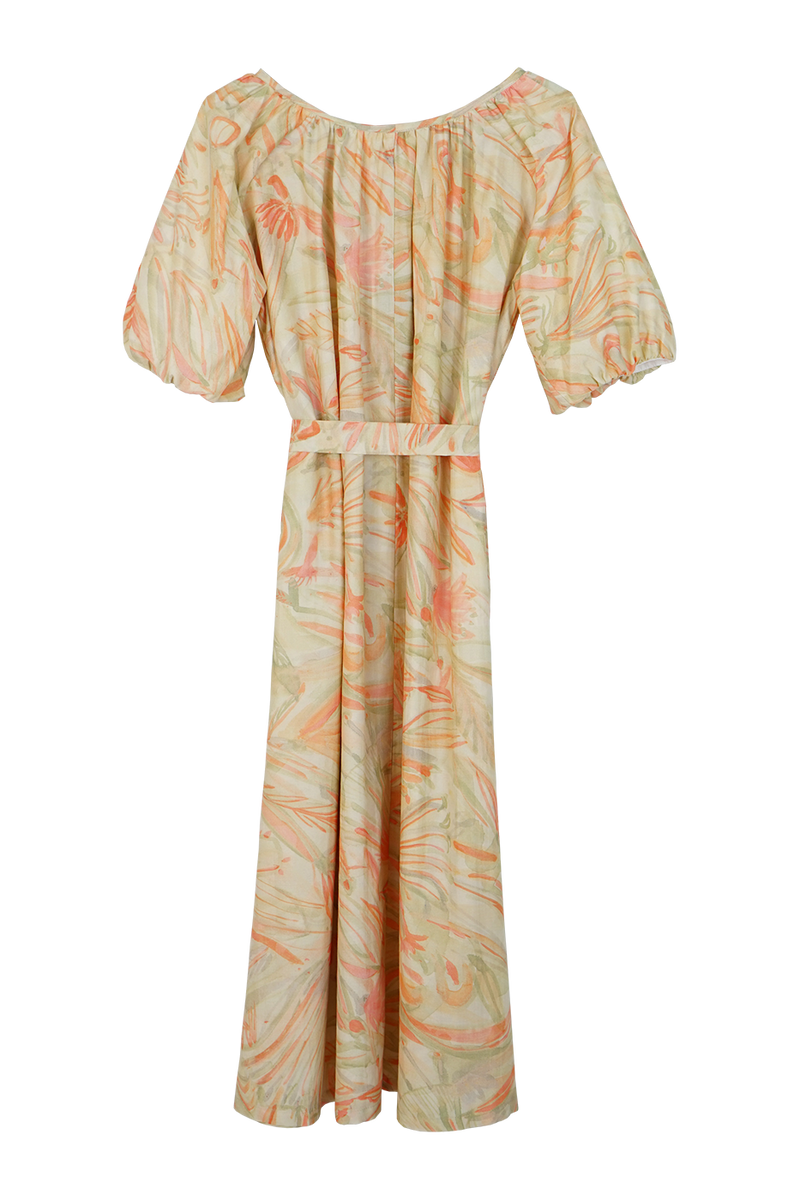 Vestido Largo Verde Lirio