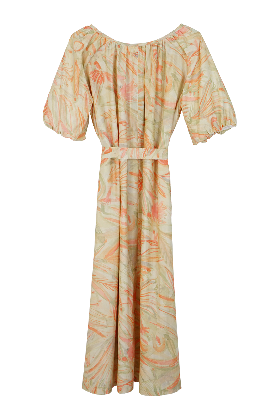 Vestido Largo Verde Lirio
