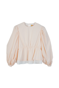 NOPAL PINK PLEATED BLOUSE