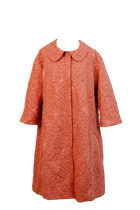 Plumeria Caramel Quilted Coat