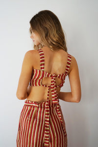 Trousers Amalfi Vaya Red
