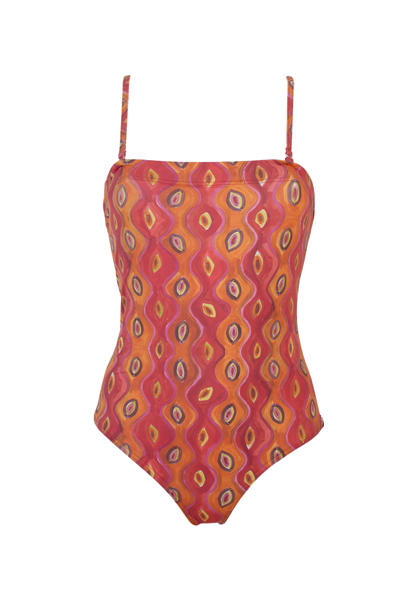 Traje de baño Praia Babu Rojo