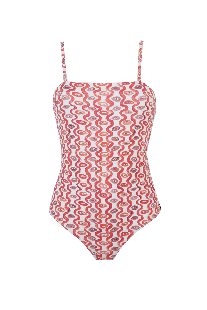 Traje de baño Praia Umba Rojo