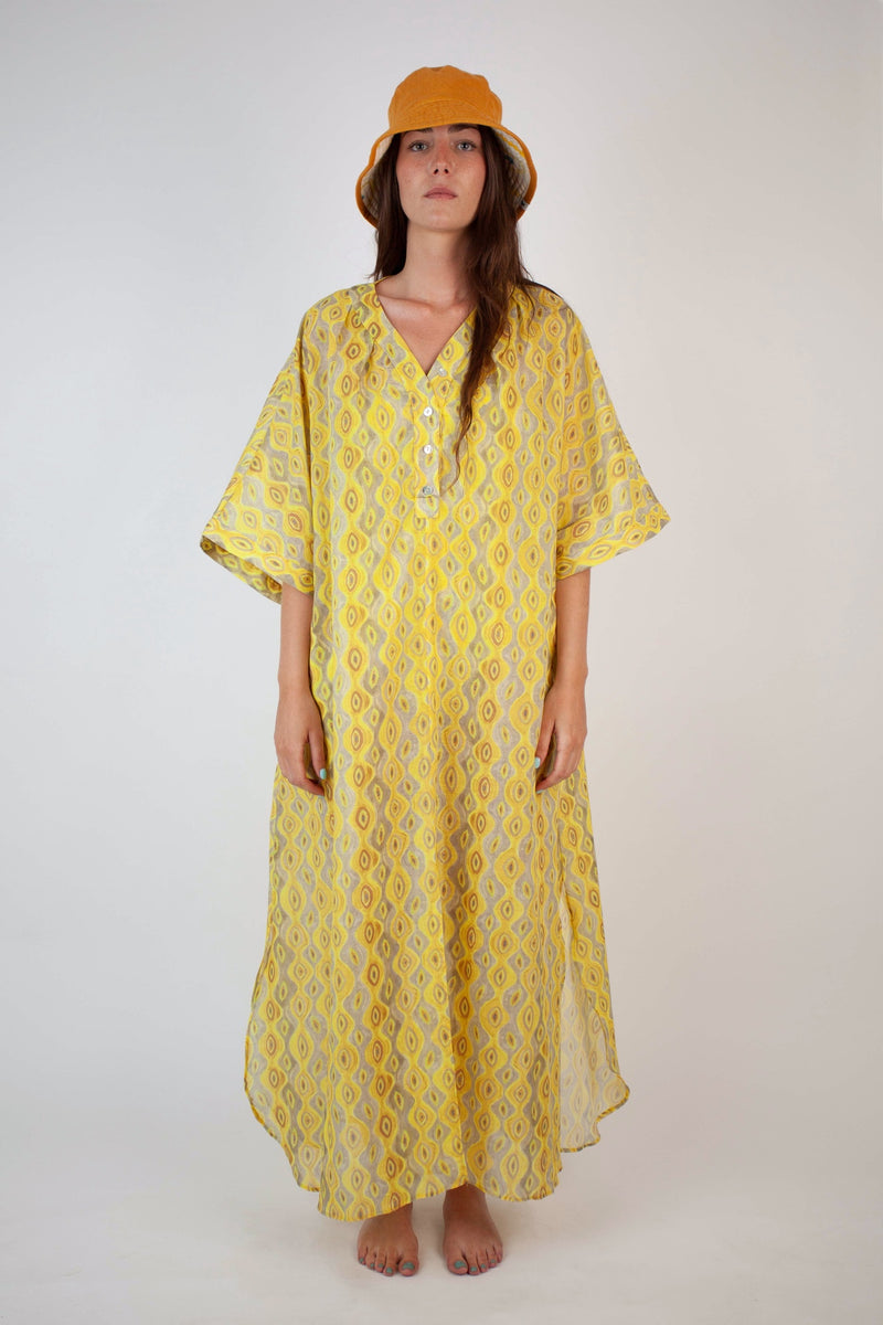 Kaftan Recife Babu Yellow