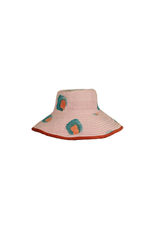 Sombrero Leopardo Ladrillo Naranja Gran Bucket