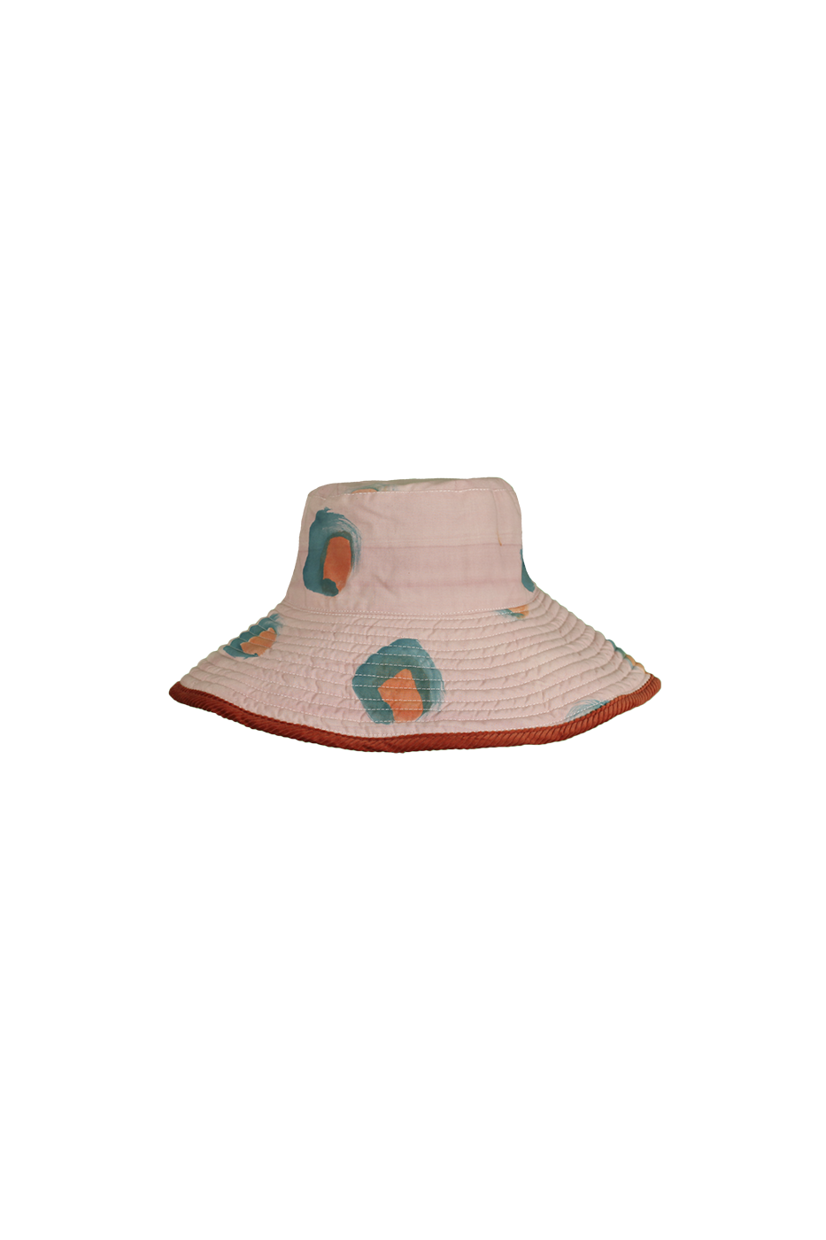 Sombrero Leopardo Ladrillo Naranja Gran Bucket