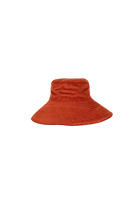 Sombrero Leopardo Ladrillo Naranja Gran Bucket