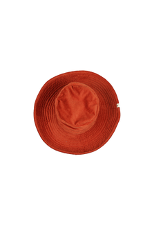 Sombrero Leopardo Ladrillo Naranja Gran Bucket