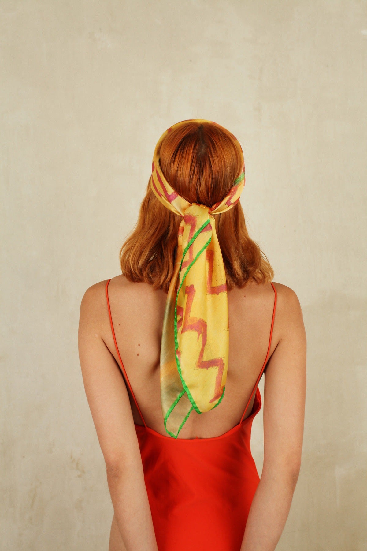 Silk Scarf Zig Zag Dug